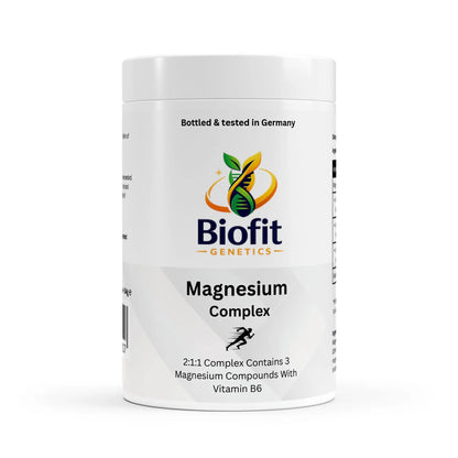 Magnesium Complex + Vitamin B6 - 90 Capsules - Biofit Genetics